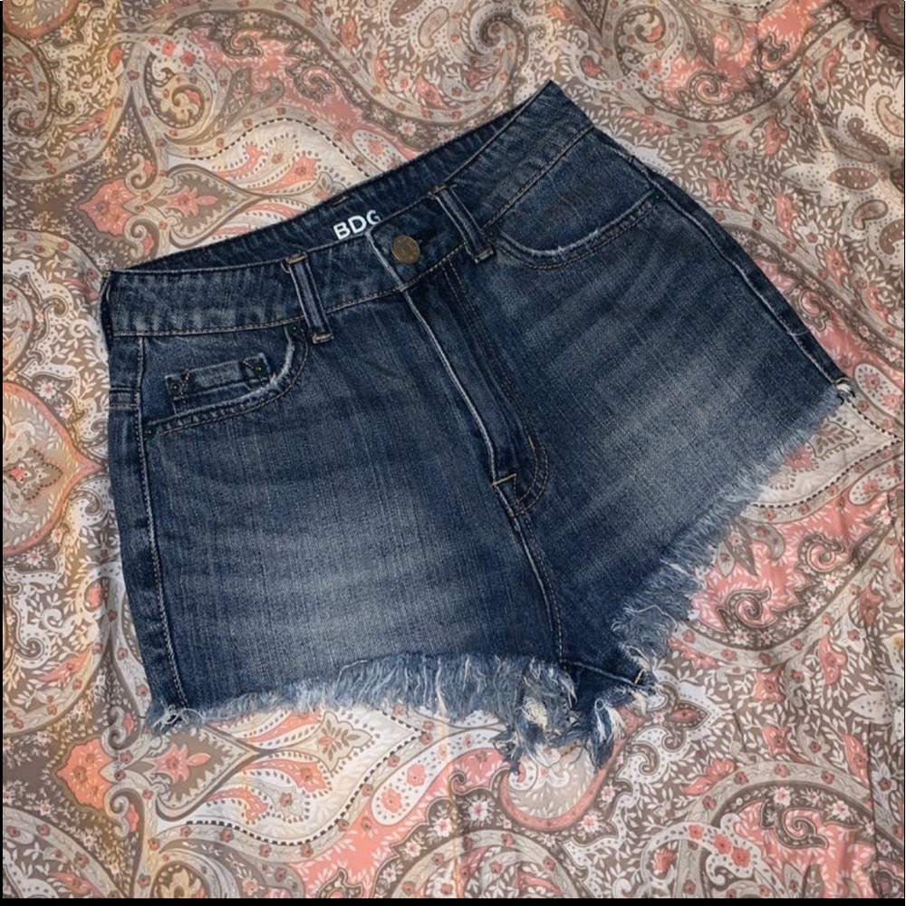 BDG Urban Outfitters High Rise Denim Jean Shorts